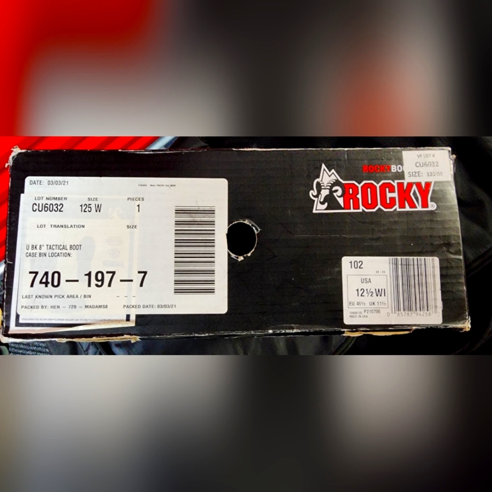The Rocky S2V combat boot